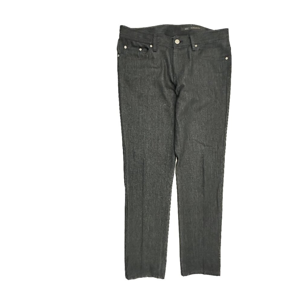 J. Hilburn Slim Leg Men's size 34x30 Black‎ 100% Wool Pants